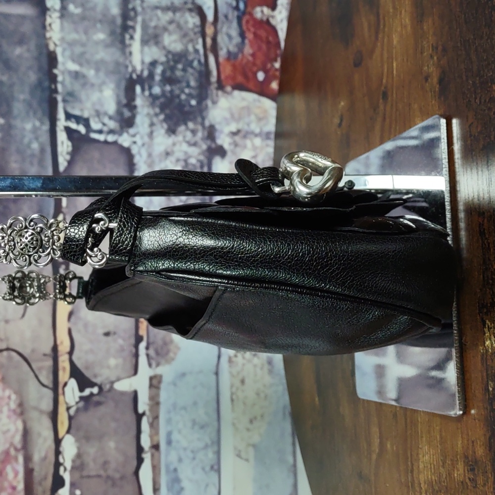 Brighton "Rosalie" Leather Shoulder Bag - Picture 7 of 10